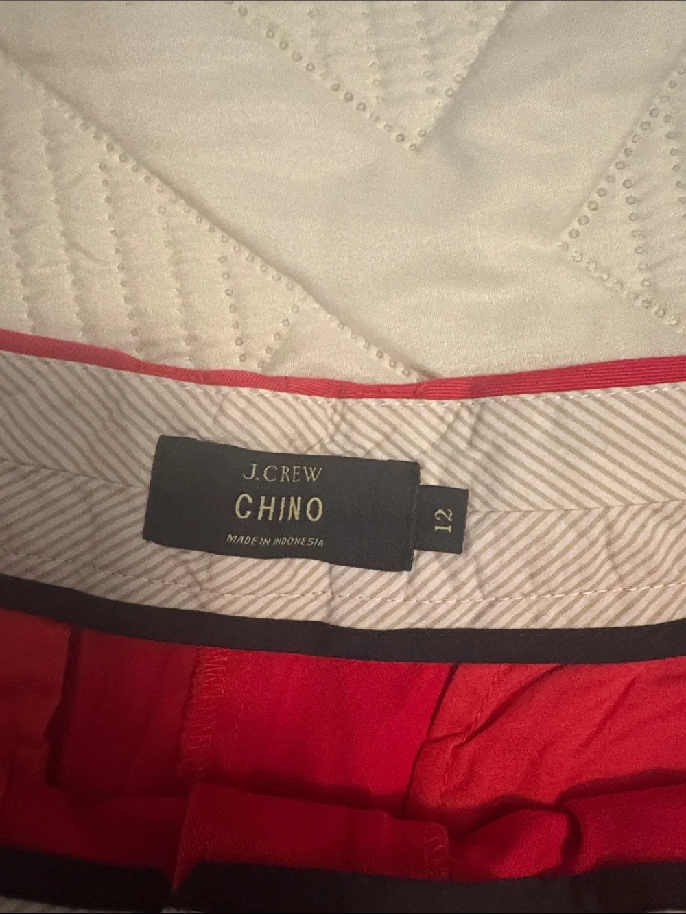 J. Crew Bright Red Cotton Blend Women's Shorts